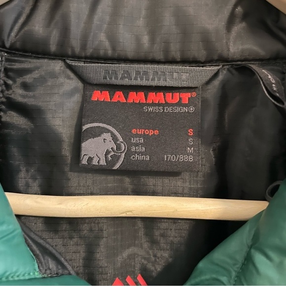 Mammut Guye Polartec Alpha Jacket Green Black Size Small - Picture 7 of 13